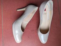 Damen Pumps, Högl, Lackleder, beige, Gr.40 Sachsen - Plauen Vorschau