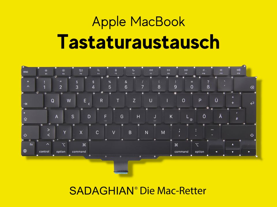Tastatur Austausch Reparatur für MacBooks in Hamburg