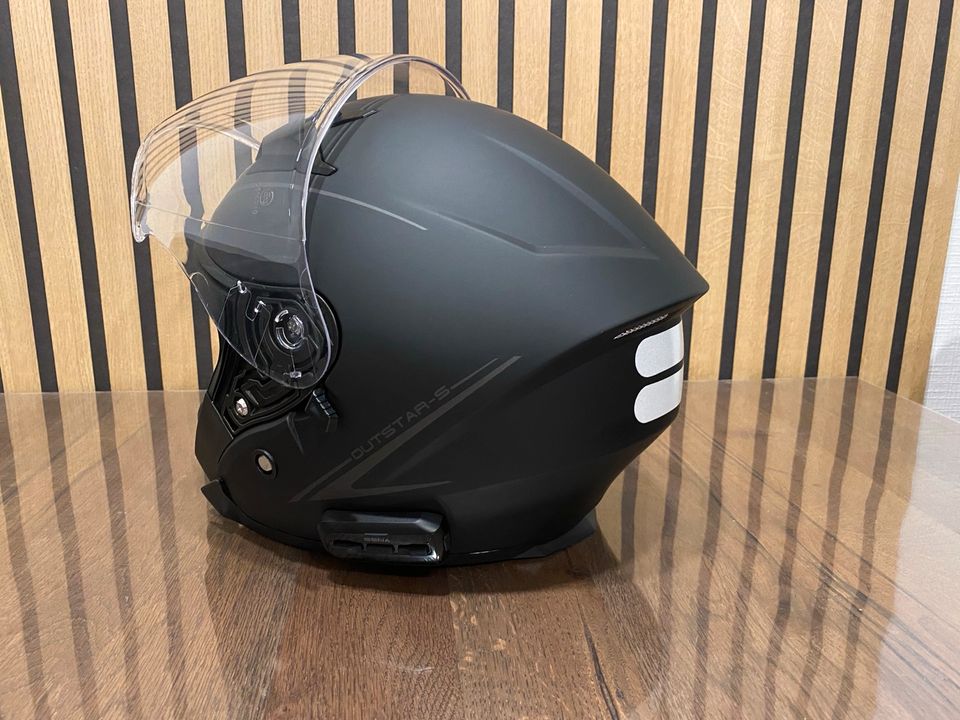 Jethelm Motorradhelm Sena Outstar S mit Intercom NEU in Krefeld