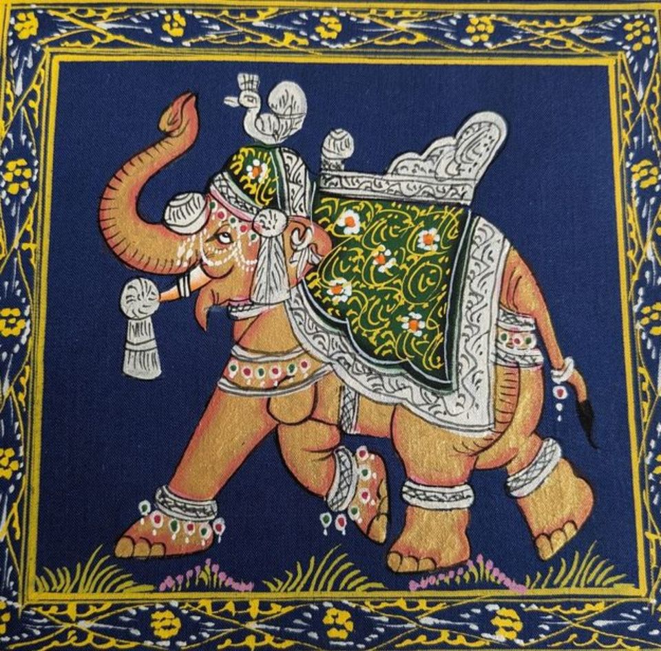 Indische Miniatur Malerei Udaipur indien Handarbeit in Düsseldorf