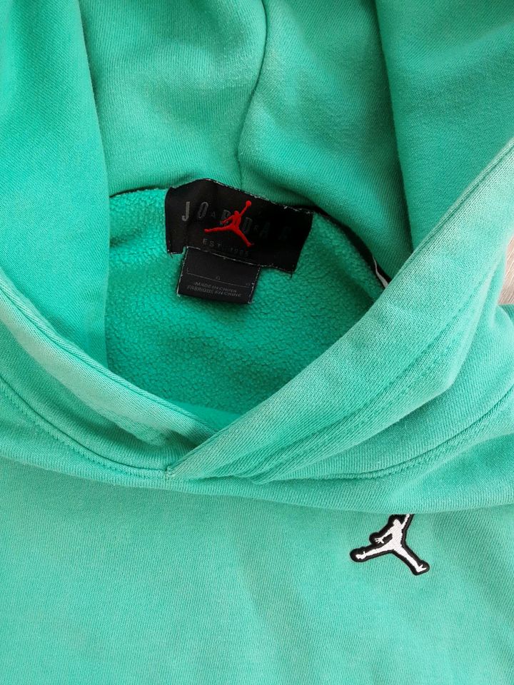 JORDAN HOODIE ❤ L türkis Pullover mit Kapuze Herren in Erfurt