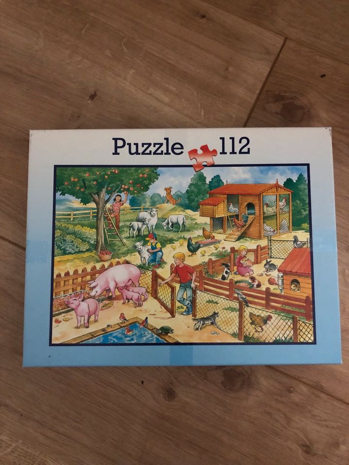 Puzzle 112 Teile Streichelzoo in Waltershausen