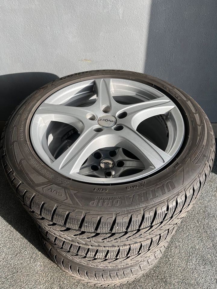 18 Zoll Winterräder VW Tiguan 5N Audi A6 4K C8 A7 225/55R18 RDK in Offingen