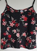 Sommertop Gr. 38 (M) v. H&M  schwarz + Blumen Nordrhein-Westfalen - Nettetal Vorschau