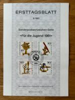 Briefmarken Ersttagsblätter BERLIN: Jahrgang 1981, 05-09/1981 Bayern - Randersacker Vorschau