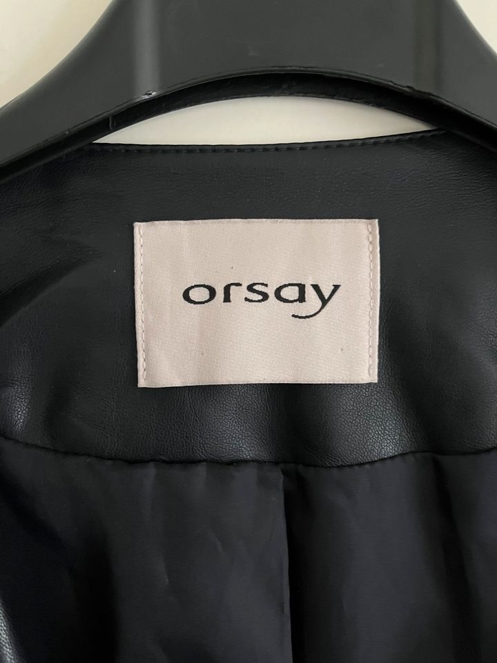 damen Lederjacke kunstleder gr.38 Orsay in Meerbusch