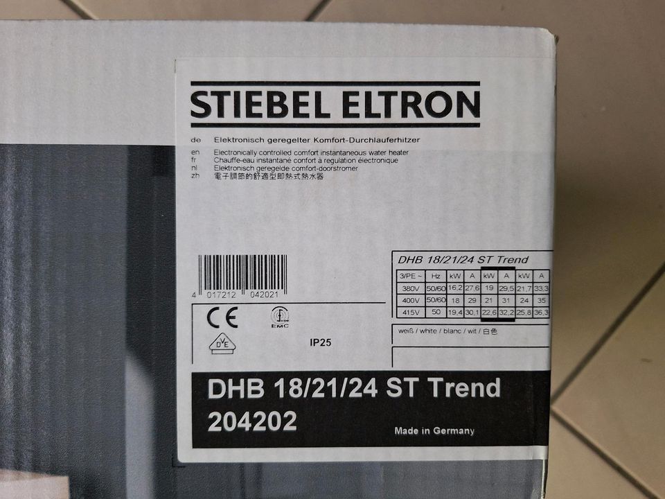 Stiebel Eltron Durchlauferhitzer DHB ST Trend 204202 in Haan