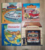 4x Bücher mit Klappen Feuerwehr, Hafen, Dinosaurier Thüringen - Erfurt Vorschau