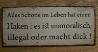 Schild Metall Metallschild Alles schöne im Leben Harburg - Hamburg Hausbruch Vorschau