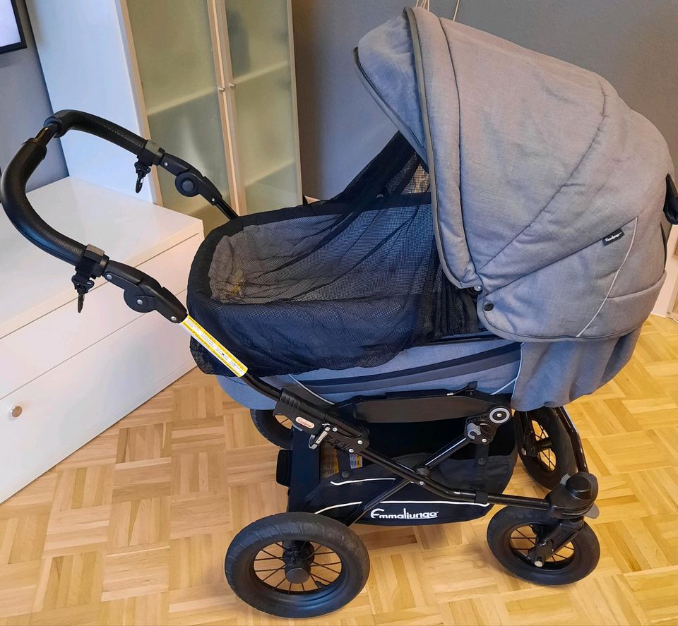 Kinderwagen Emmaljunga Edge DC Lounge grey in Mönchengladbach