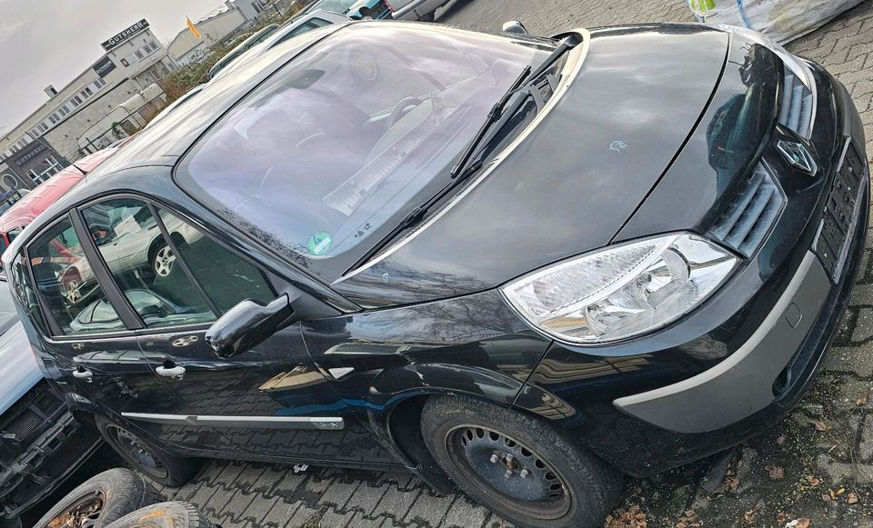 Renault Scenic 1,6 16V Schlachtfahrzeug Tür Kotflügel Stoßstange in Mülheim (Ruhr)