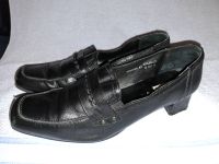 Pumps, schwarz, Leder, Größe 41, 4 cm Absatz Duisburg - Duisburg-Mitte Vorschau