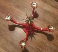 Adventsleuchter mit Stern Holz rot 41 cm Erzgebirge DDR Brandenburg - Falkensee Vorschau