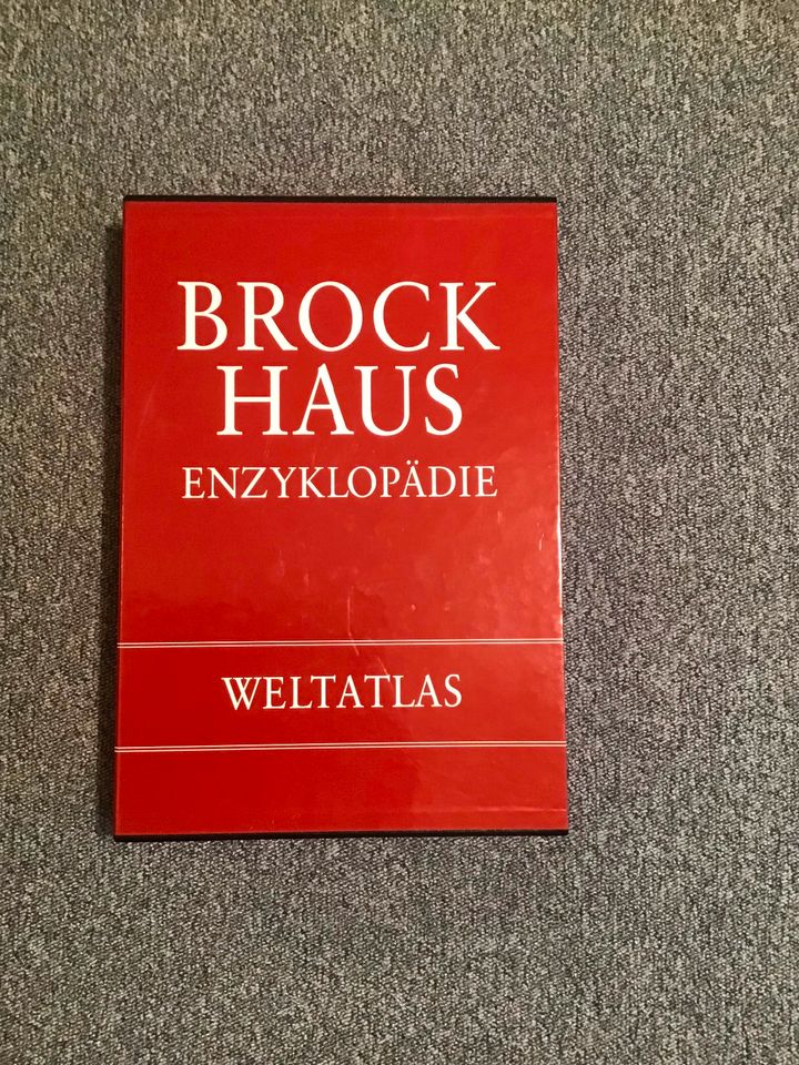Brockhaus Enzyklopädie, Weltatlas, Ausgabe 1997 in Dresden
