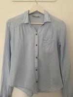 Hollister Bluse weiß blau Damen Nordrhein-Westfalen - Langenfeld Vorschau