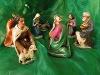 Krippenfiguren-Set wunderschön - alt - Gips - TOP Zustand Bayern - Wehringen Vorschau