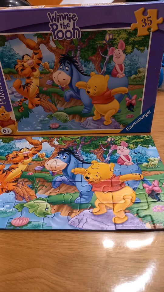 Kinderpuzzle puzzle 20  24 35Teile Feuerwehr Bagger Winnie Puuh in Karlskron