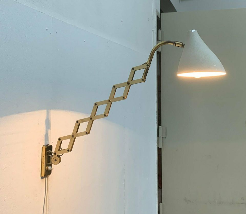 Mid Century Scherenleuchte Wandleuchte Wall Lamp zu 60er 70er in Hamburg