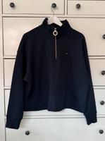 Tommy Hilfiger Pullover Troyer ZIP Sweatshirt Dunkelblau S 36 Top Niedersachsen - Rastede Vorschau