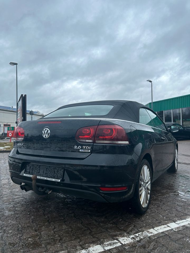 VW Golf Cabrio 2.0 TDI Bluemotion Cup in Allmendingen