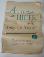 Abrechnung mit Hitler von Dr. Hjalmar Schacht Baden-Württemberg - Albstadt Vorschau