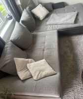 Graues Sofa mit Kissen Baden-Württemberg - Pfullendorf Vorschau