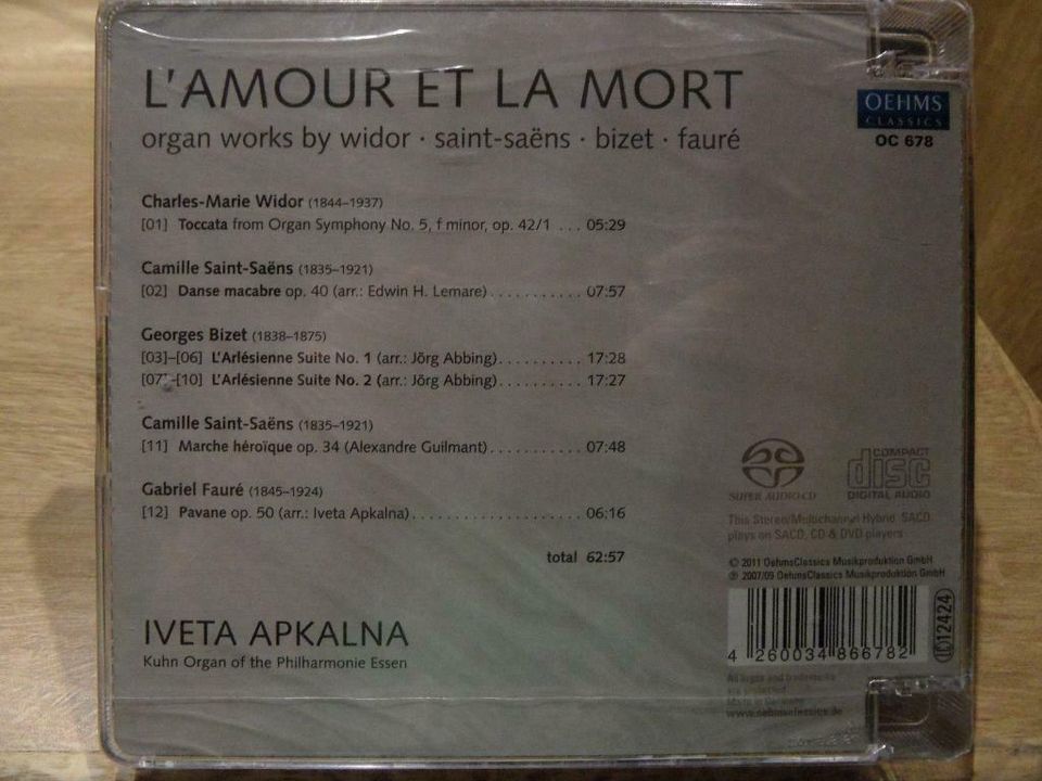 L'amour et la mort (Iveta Apkalna, Orgel Philharmonie Essen) in Bad Bertrich