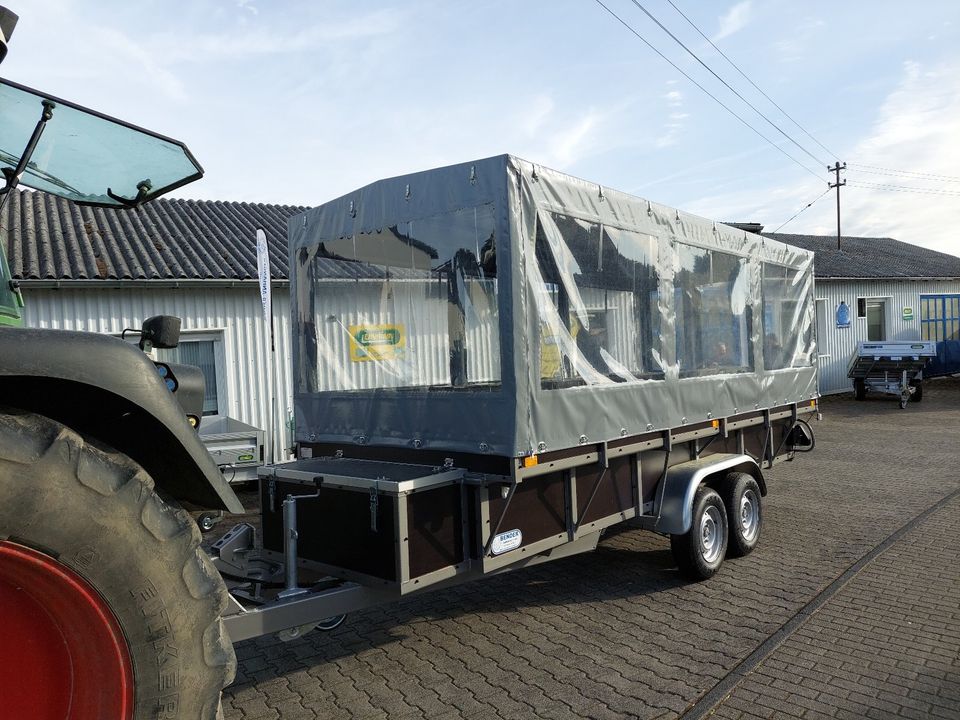 Anhänger für Planwagen- & Weinbergsrundfahrten in Beltheim