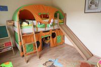 PAIDI Ondo Spielbett / Kinderbett / Hochbett mit Rutsche, wie NEU Nordrhein-Westfalen - Oberhausen Vorschau