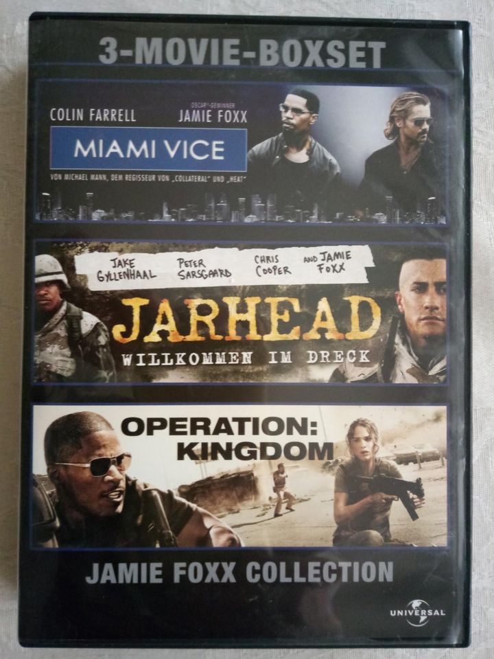 Operation Kingdom, Jarhead & Miami Vice auf 3 DVD & incl. Versand in Boltenhagen