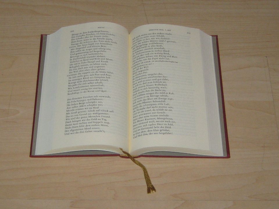 Goethes Faust - Gesamtausgabe - Insel Verlag 1992 - Dünndruck in Tornesch