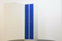 Büromöbel Schrank B/H/T 50,5x180x50cm blau/lichtgrau gebraucht Nordrhein-Westfalen - Zülpich Vorschau