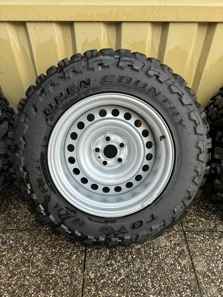 VW Amarok Stahlfegen 11x18 + 315/60r18 Toyo Open Country in Freilassing