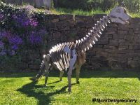 Brontosaurus 220cm XXL Edelrost Gartendeko Deko Rost Optik Dino Bayern - Theilheim Vorschau