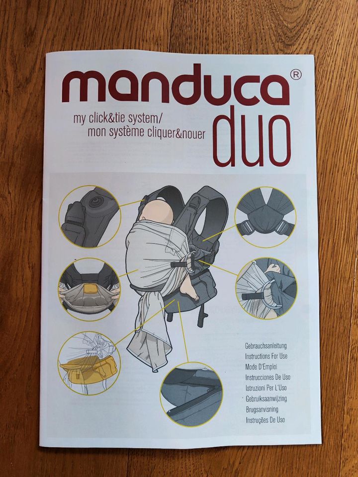 Manduca duo Babytrage, 3,5-15kg, NEU! OVP in Deuerling