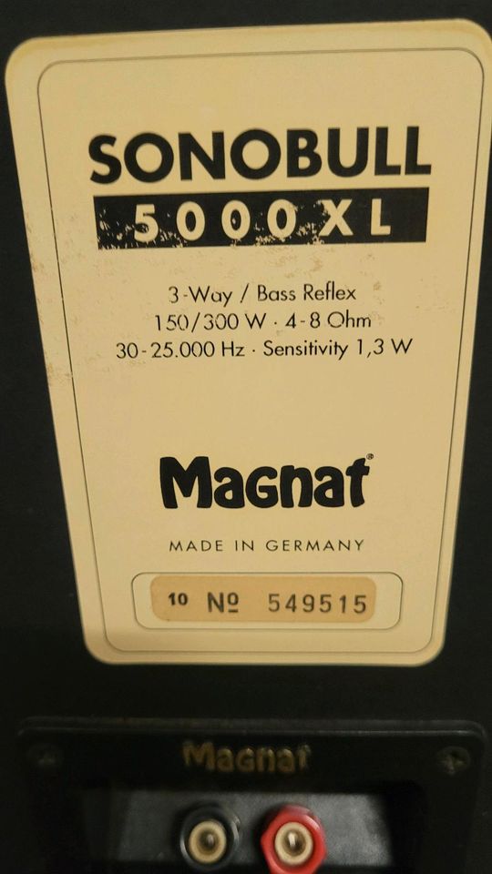 2 Magnat Sonobull 5000 XL Bass Reflex Lautsprecher in Gelsenkirchen