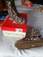 Grünbein Switzerland Stiefeletten Flower Capra Schwarz Gr. 38 Nordrhein-Westfalen - Burbach Vorschau