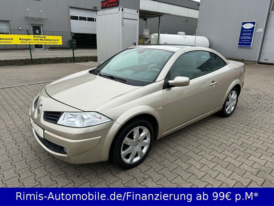 Renault Megane II Cabrio Dynamique TÜV Neu Leder PDC Shz in Gelsenkirchen