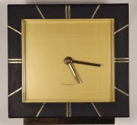 Uhr Kaminuhr Tischuhr rechteckig vintage 60er Elomatic 13x12cm Berlin - Wilmersdorf Vorschau