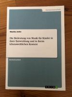 Fachbuch Kindergarten - Bedeutung von Musik Baden-Württemberg - Höpfingen Vorschau