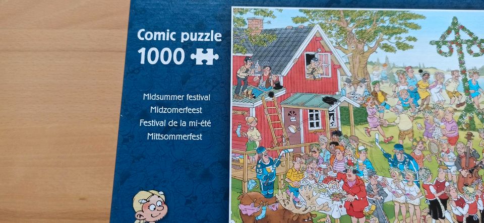 Puzzle 1.000 Teile Jan van Haasteren Mittsommerfest in Dietfurt an der Altmühl