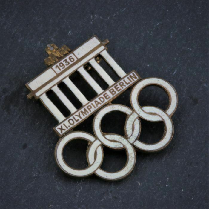 Orig 11 XI Olympische Sommerspiel Berlin 1936 Anstecker Pin Nadel Abzeichen Besucher Olympia Spiele Emaille Geschenk Set Sport Abzeichen  Sammler Neuwertig Top Versand Händler DHL Echt Neuw in Igel