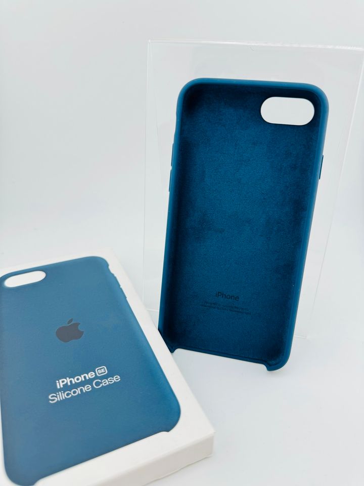 Brandneu iPhone SE (2020/2022) 7&8 Silikon Hülle Case Blau in Igensdorf