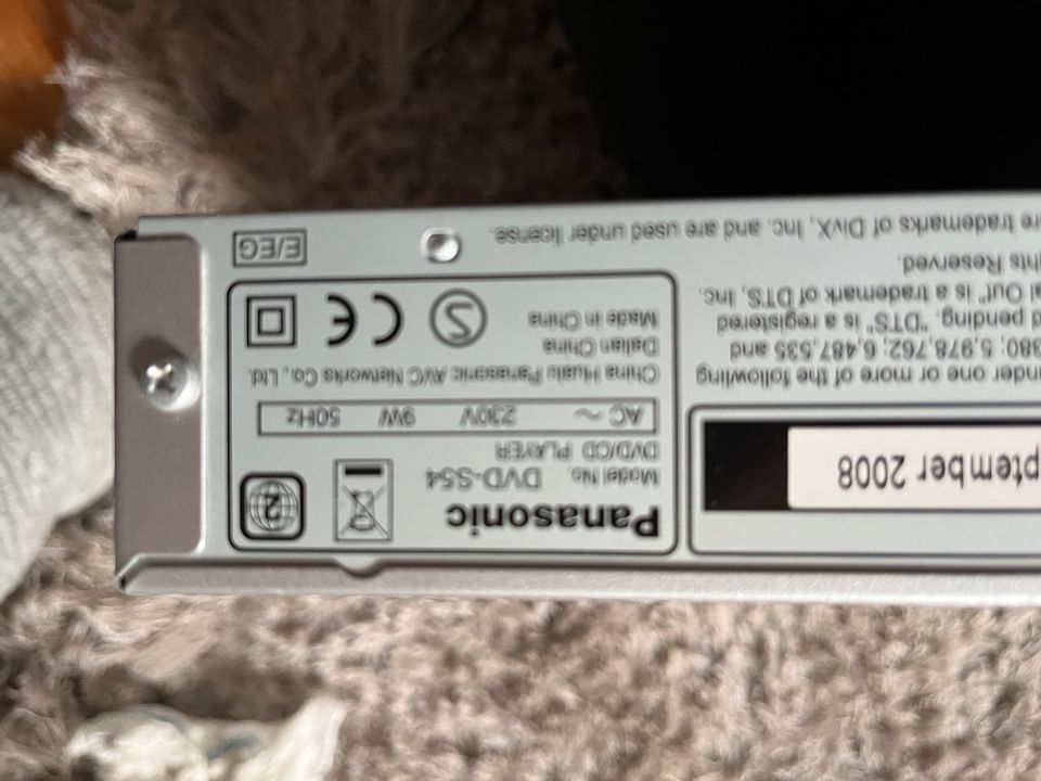 Panasonic DVD Player in Külsheim