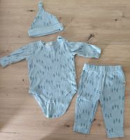 Set aus Langarmbody + Hose + Mütze   100% Biobaumwolle Brandenburg - Hoppegarten Vorschau