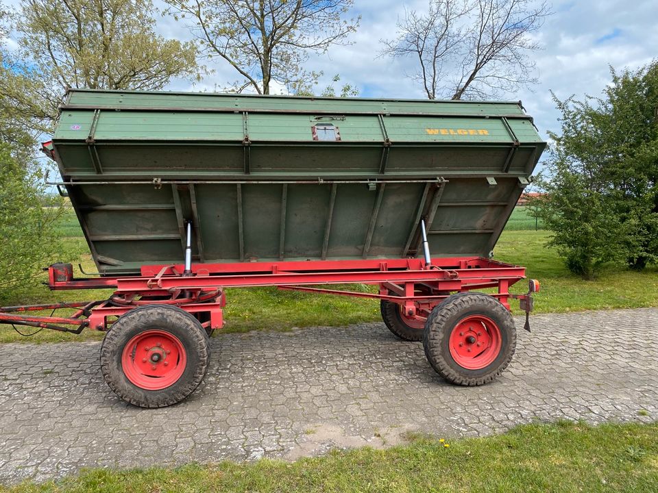 Welger FK 90 5,7 Tonnen Kipper Anhänger Wagen Zweiseitenkipper in Wagenfeld
