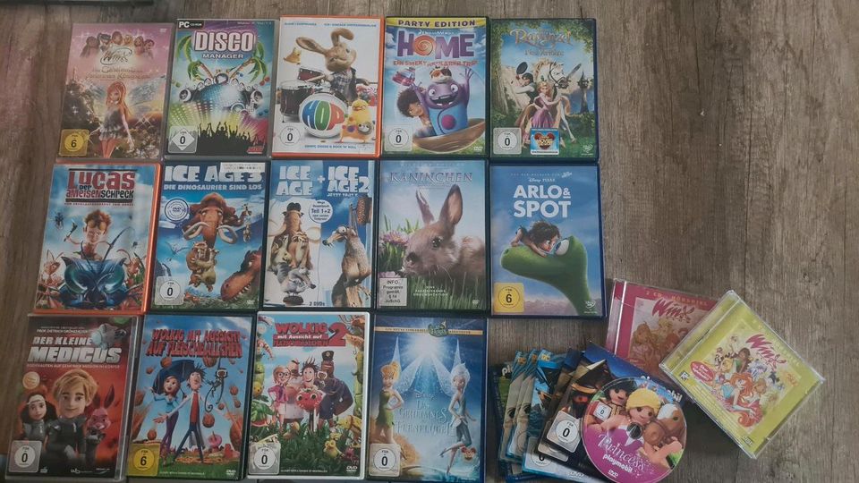 DVD Sammlung Kinderfilme Tolle Titel in Spornitz