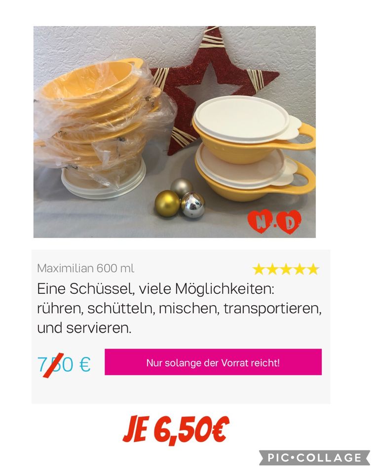 Maximilian 600 ml Tupperware % in Weikersheim