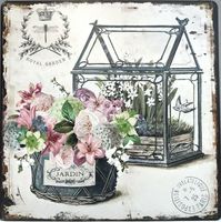 Blechschild Rosen Royal Garden Schild Vintage Shabby NEU Niedersachsen - Bissendorf Vorschau