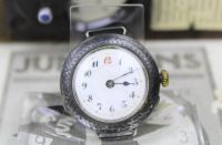 Schweizer Damen Taschenuhr, 935er Silber, Mildia SA, um 1902 Hessen - Fürth Vorschau